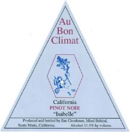 (赤)Au Bon Climat Isabelle　オー・ボン・クリマ イザベル 2009